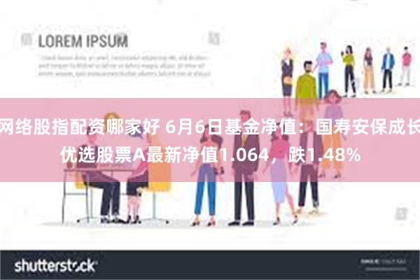 网络股指配资哪家好 6月6日基金净值：国寿安保成长优选股票A最新净值1.064，跌1.48%