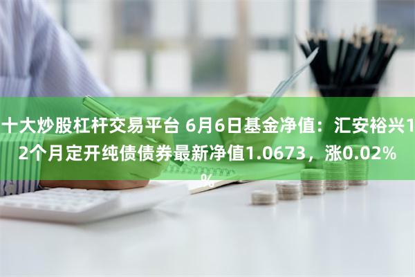 十大炒股杠杆交易平台 6月6日基金净值：汇安裕兴12个月定开纯债债券最新净值1.0673，涨0.02%