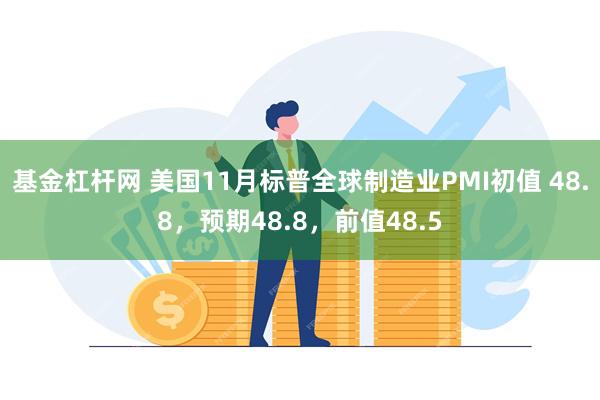 基金杠杆网 美国11月标普全球制造业PMI初值 48.8，预期48.8，前值48.5