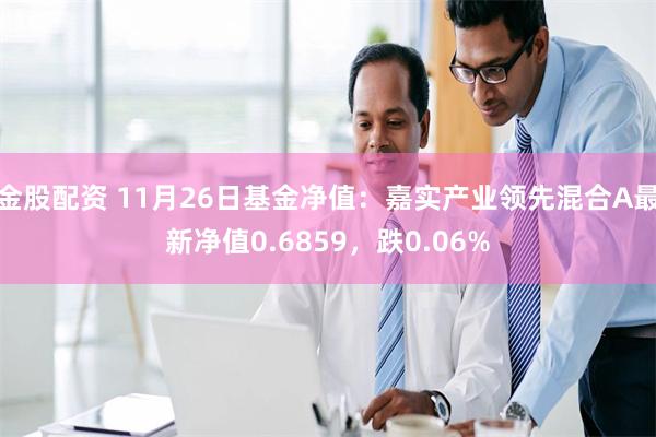 金股配资 11月26日基金净值：嘉实产业领先混合A最新净值0.6859，跌0.06%